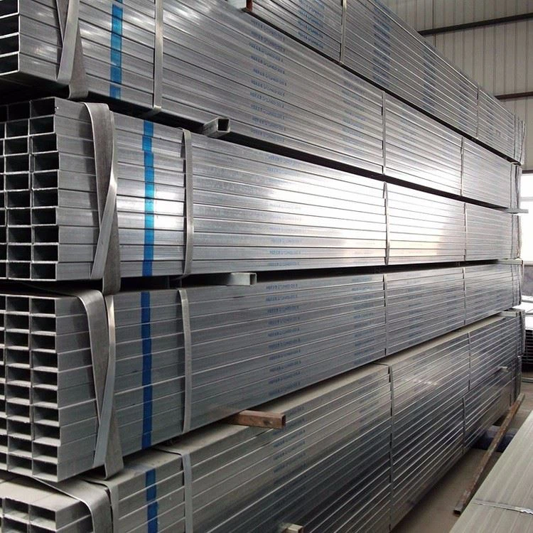 SHS RHS Hot Dipped Galvanized Square Pipe/ Pre Galvanized Square Rectangular Hollow Section Square Steel Pipe And Tube